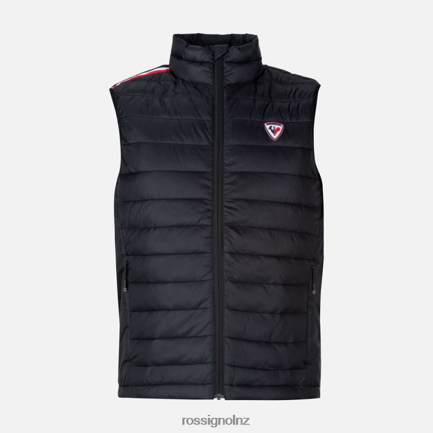 NZ Rossignol Men Insulated Vest 180Gr Black F222Z2578 Tops