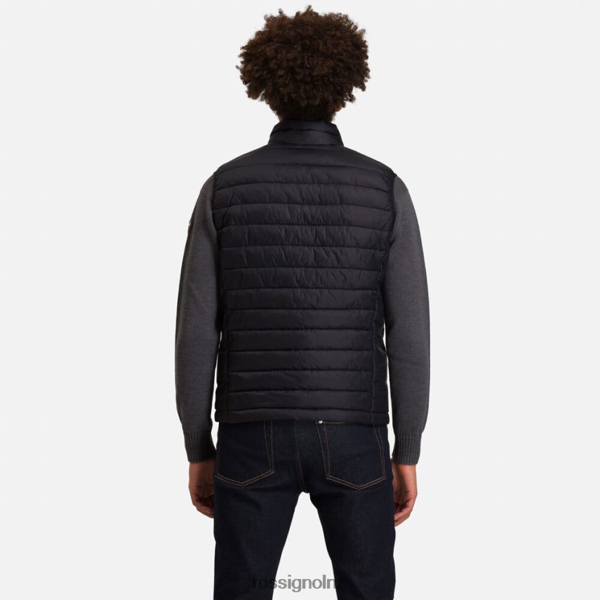 NZ Rossignol Men Insulated Vest 180Gr Black F222Z2578 Tops