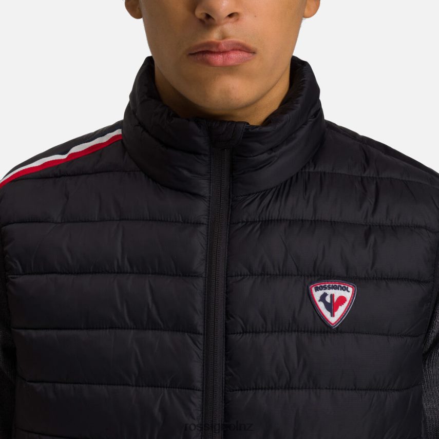 NZ Rossignol Men Insulated Vest 180Gr Black F222Z2578 Tops