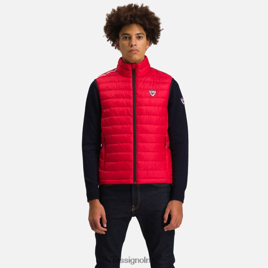 NZ Rossignol Men Insulated Vest 180Gr Carmin F222Z2500 Tops