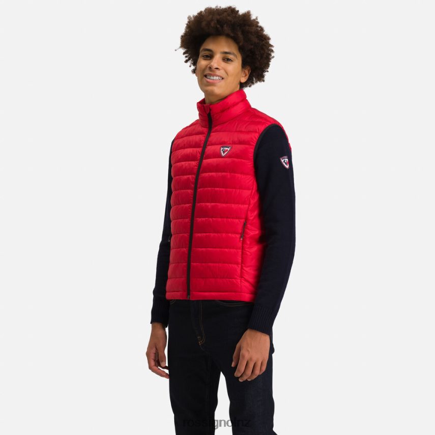 NZ Rossignol Men Insulated Vest 180Gr Carmin F222Z2500 Tops