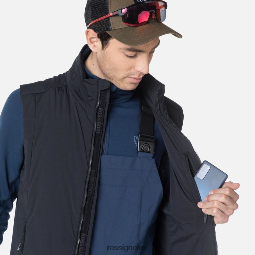 NZ Rossignol Men Opside Vest Black F222Z2343 Tops