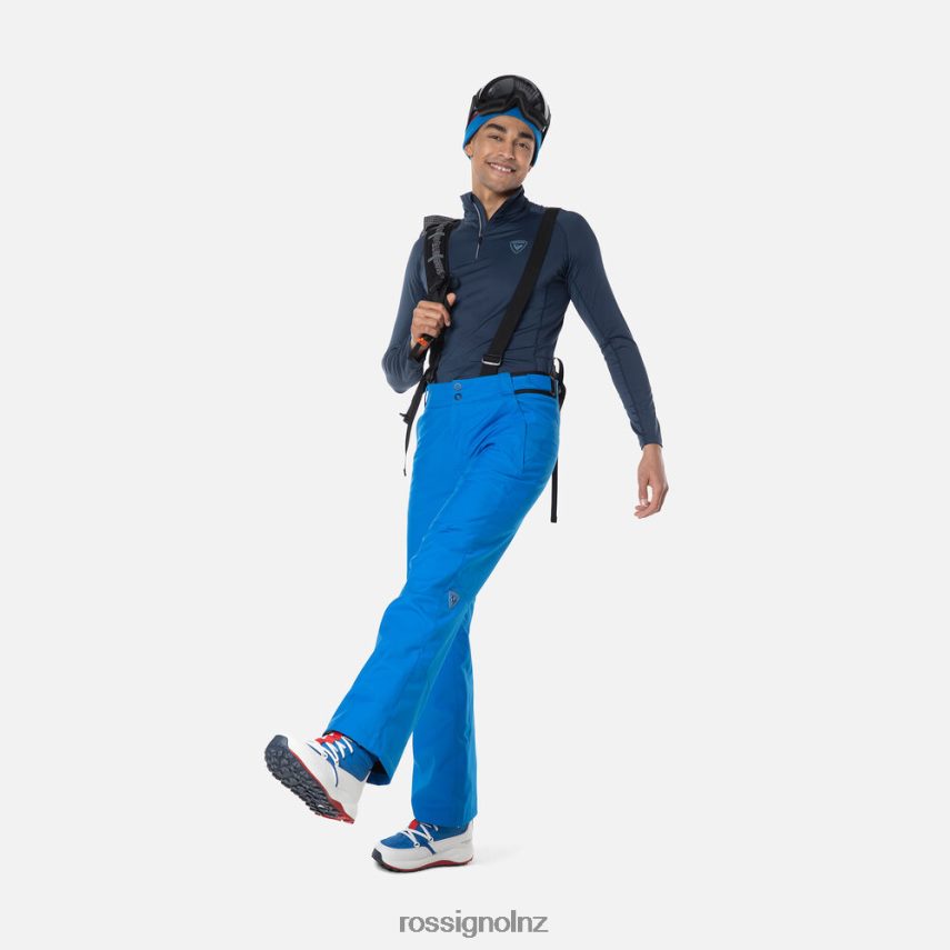 NZ Rossignol Men Classique Half-Zip Baselayer Top Darknavy F222Z2456 Tops