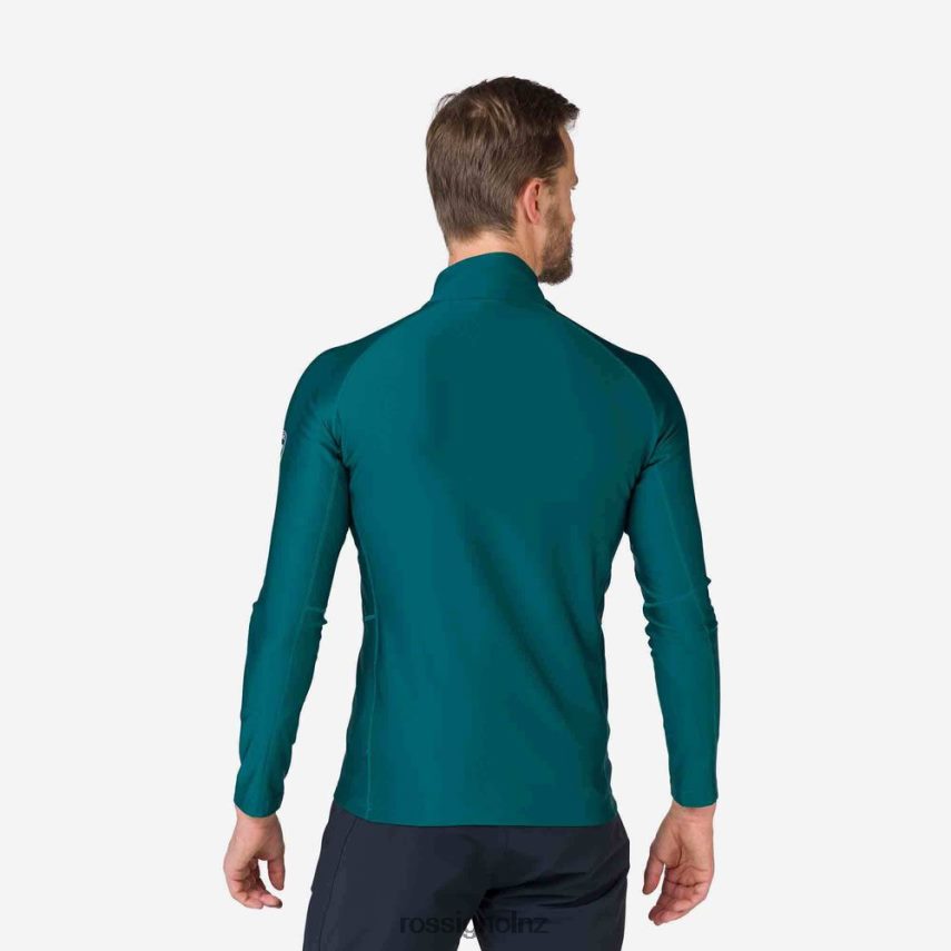 NZ Rossignol Men Classique Half-Zip Baselayer Top Deepteal F222Z2252 Tops