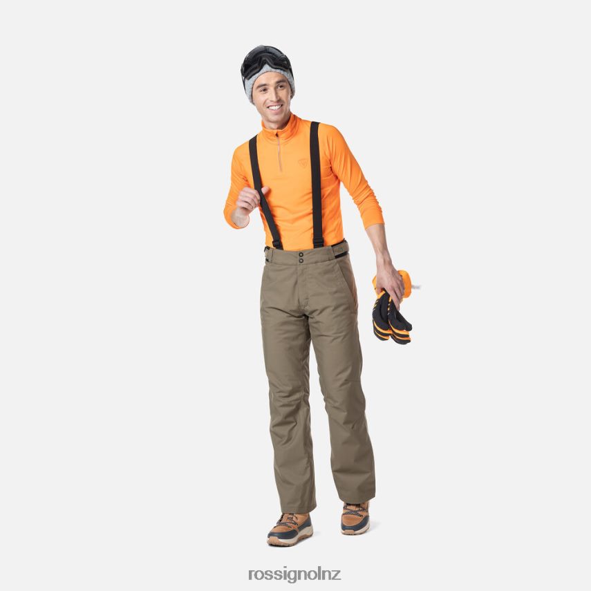 NZ Rossignol Men Classique Half-Zip Baselayer Top Signal F222Z2450 Tops