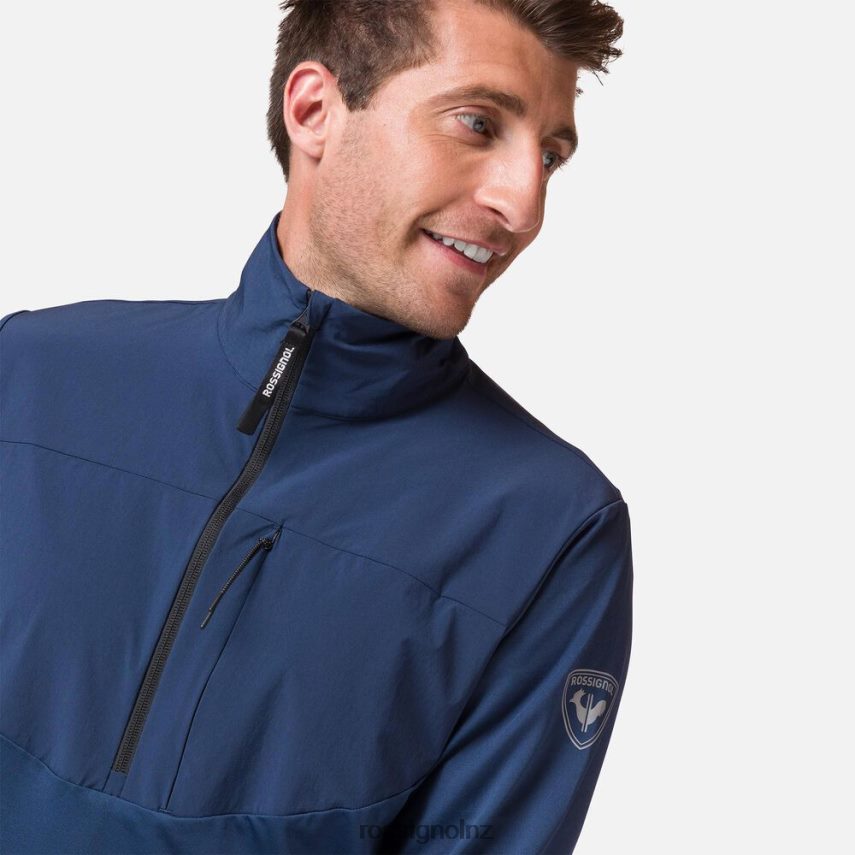 NZ Rossignol Men 1/2 Zip Midlayer Dark Navy F222Z2157 Tops