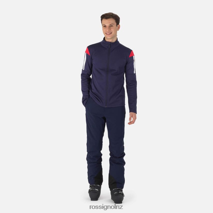 NZ Rossignol Men Aerial Full-Zip Midlayer Darknavy F222Z2581 Tops