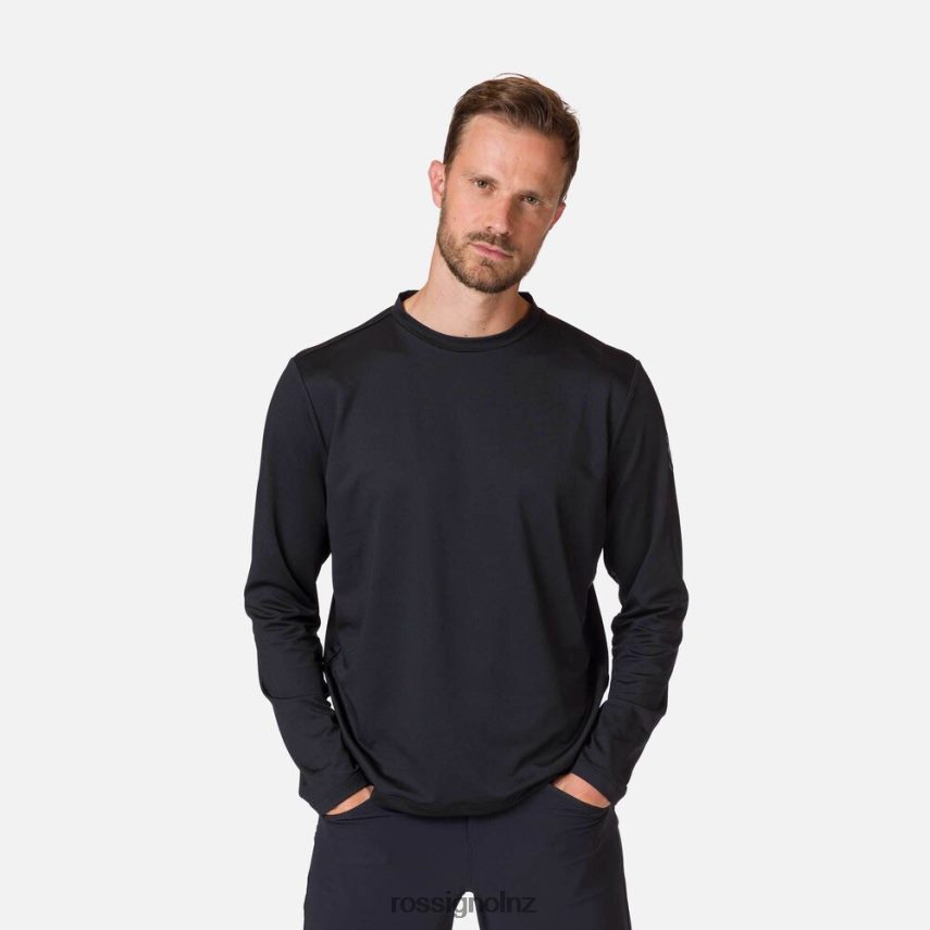 NZ Rossignol Men Lightweight Midlayer Black F222Z2401 Tops