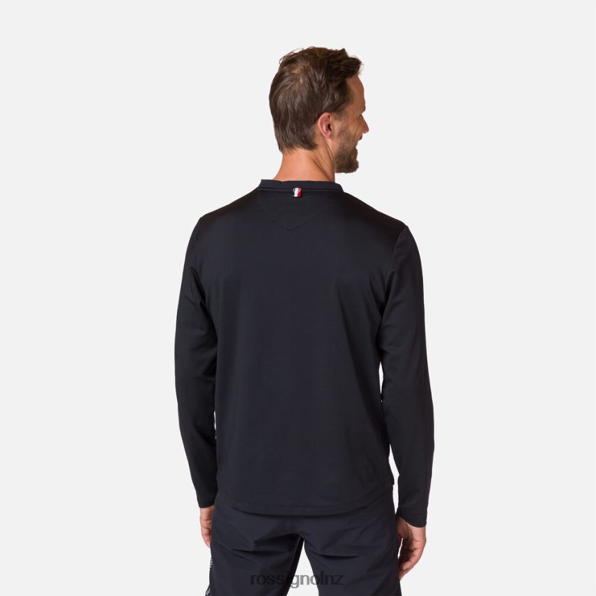 NZ Rossignol Men Lightweight Midlayer Black F222Z2401 Tops