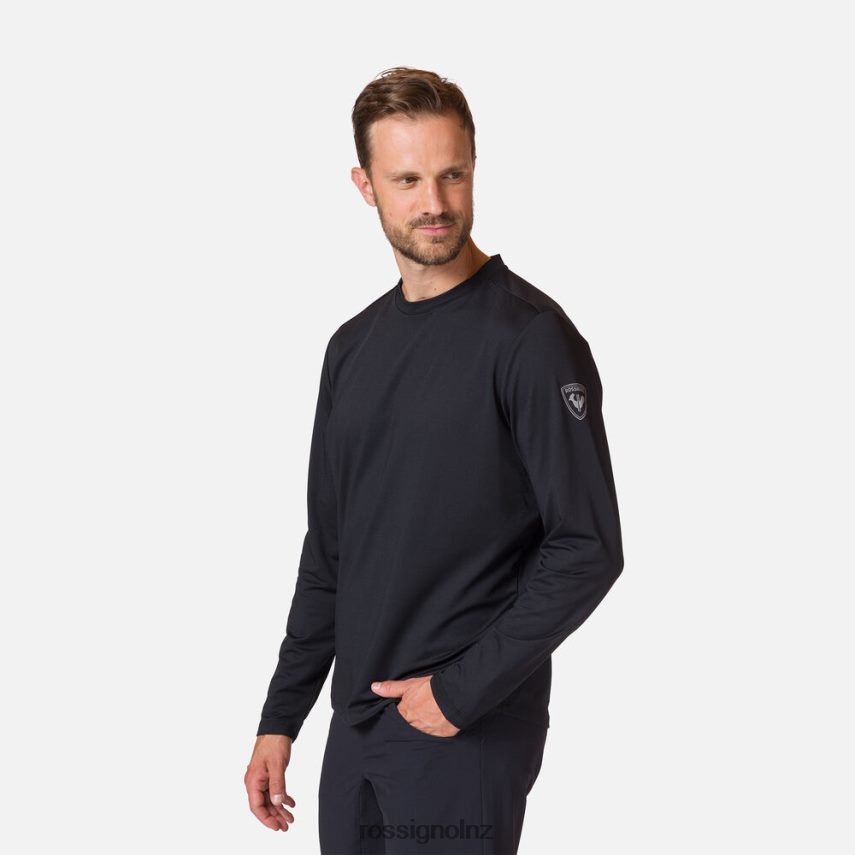 NZ Rossignol Men Lightweight Midlayer Black F222Z2401 Tops