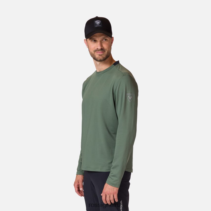 NZ Rossignol Men Lightweight Midlayer Ebony Green F222Z2404 Tops