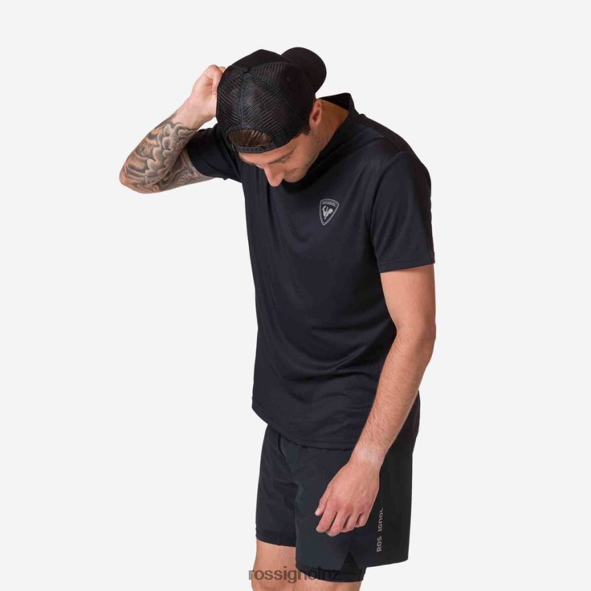 NZ Rossignol Men Active Tee Black F222Z2283 Tops