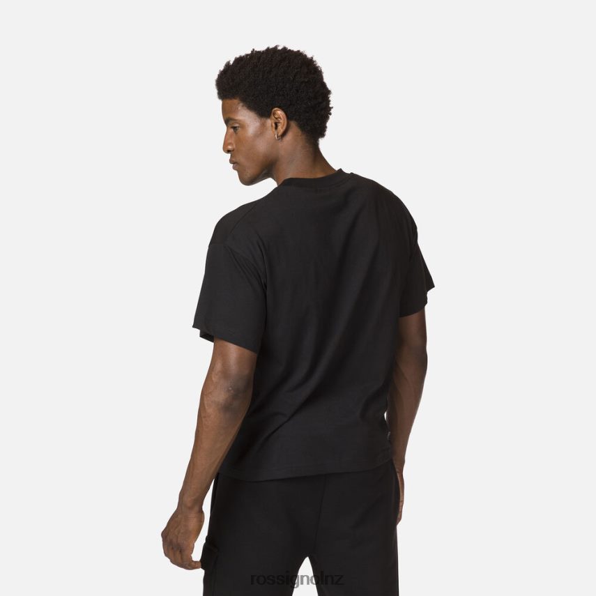 NZ Rossignol Men Cotton Comfortable Graphic Print Tee Black F222Z215 Tops