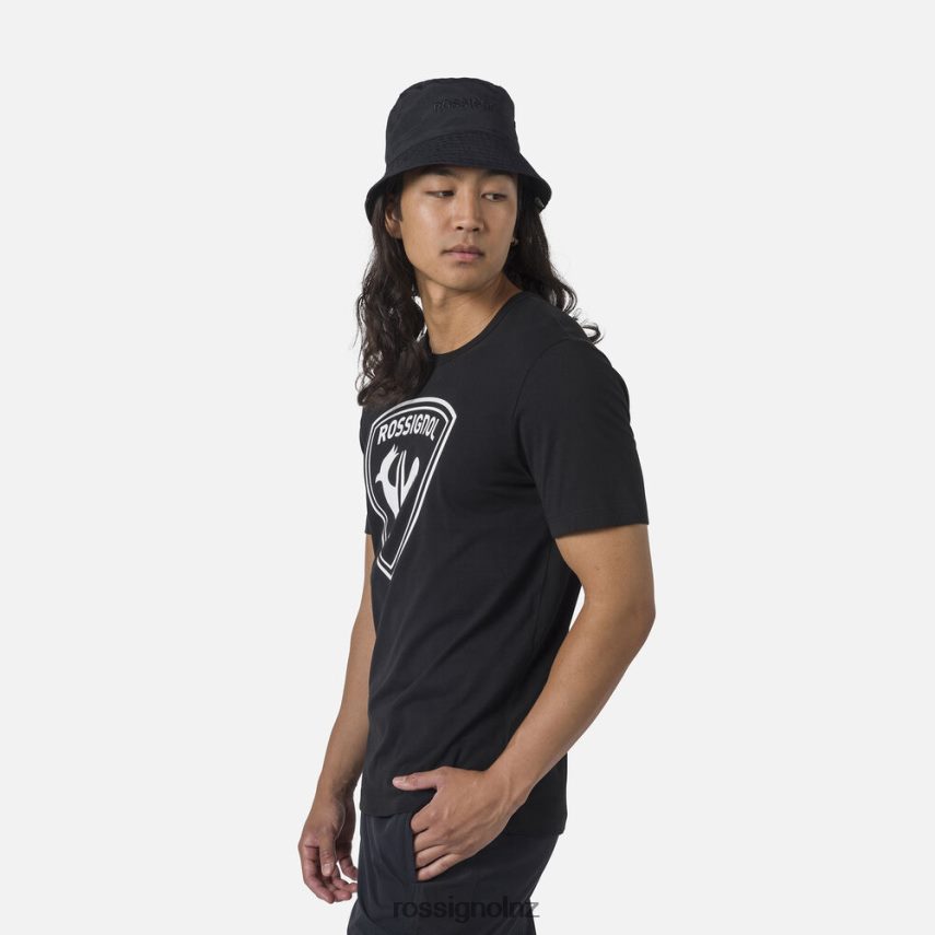 NZ Rossignol Men Logo Tee Black F222Z21 Tops