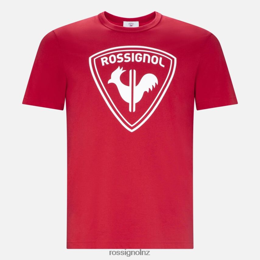 NZ Rossignol Men Logo Tee Carmin F222Z2128 Tops