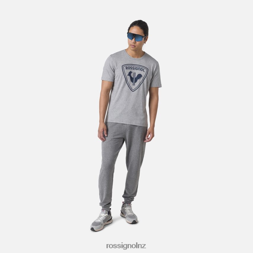 NZ Rossignol Men Logo Tee Heathergrey F222Z283 Tops