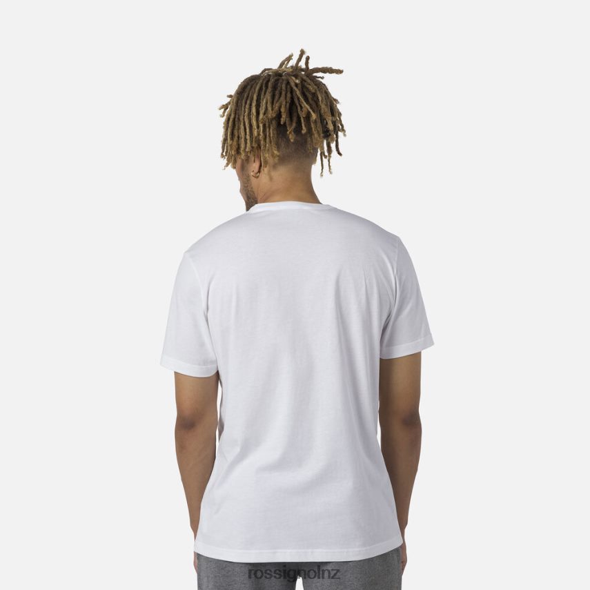 NZ Rossignol Men Logo Tee White F222Z217 Tops