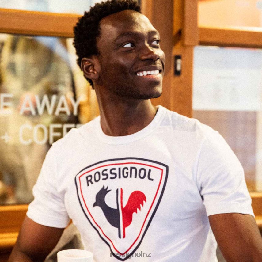 NZ Rossignol Men Logo Tee White F222Z217 Tops