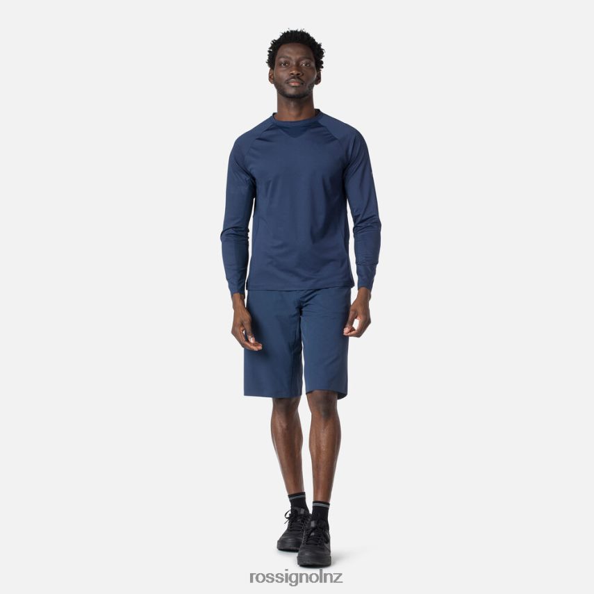 NZ Rossignol Men Long Sleeve Jersey Relaxed Fit Darknavy F222Z286 Tops