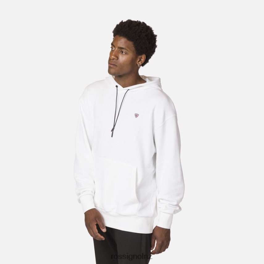NZ Rossignol Men Hooded Sweatshirt White F222Z2493 Tops