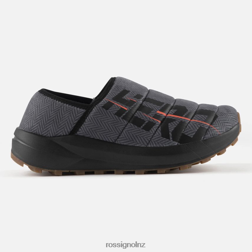 NZ Rossignol Unisex Chalet Hero Winter Slippers Black F222Z249 Footwear