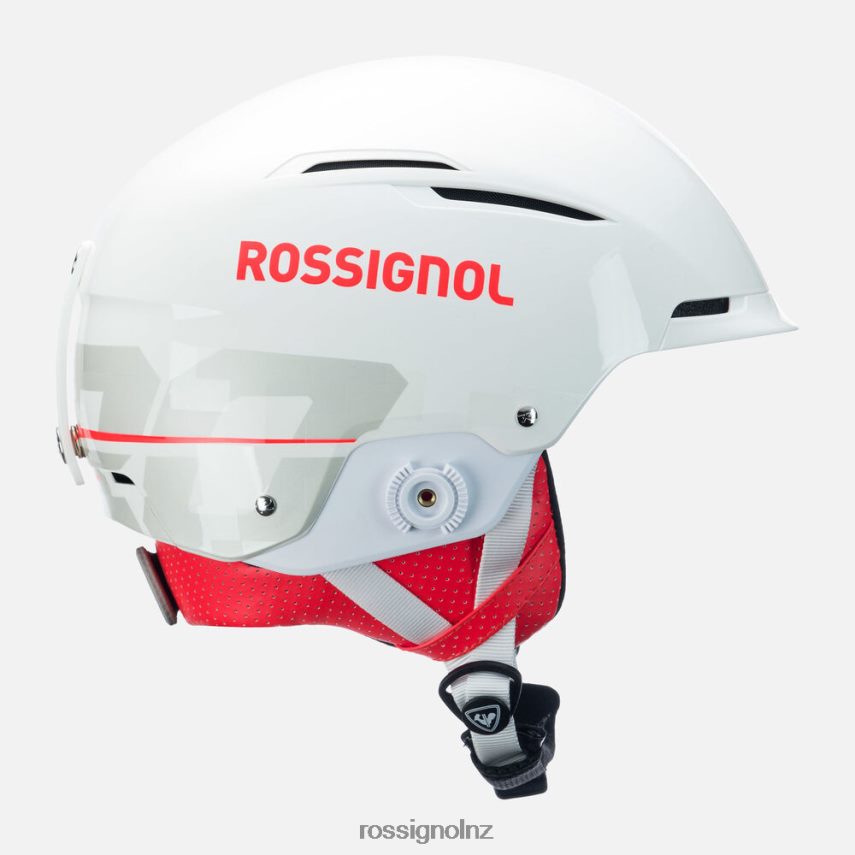 NZ Rossignol Unisex Helmet Hero Slalom Impacts With Chinguard New Style F222Z2591 Sports
