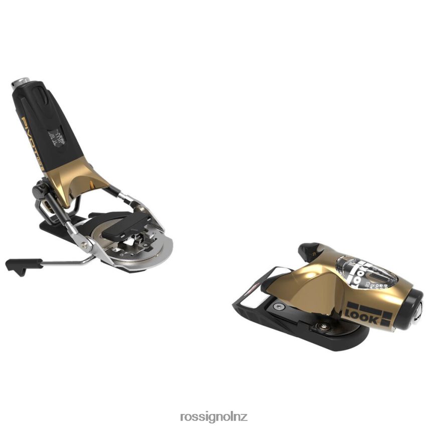 NZ Rossignol Unisex All Mountain Free Bindings Pivot 15 Gw B95 GOLD F222Z2191 Sports