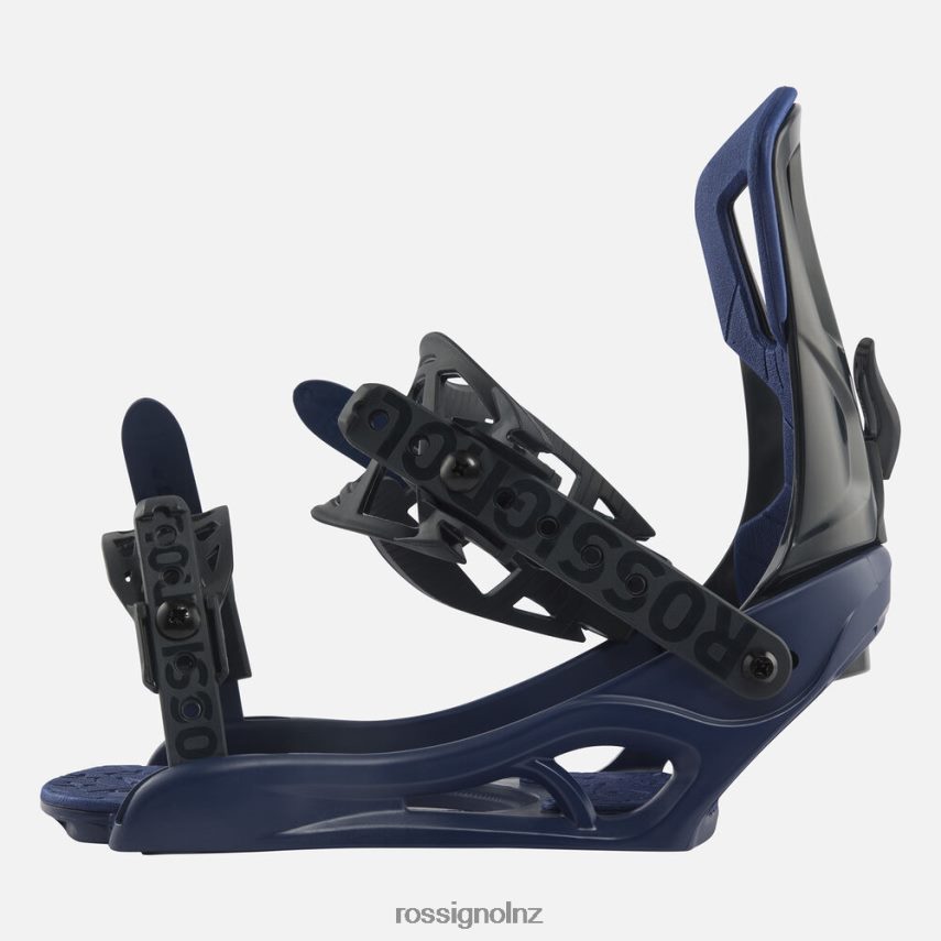 NZ Rossignol Unisex Battle Snowboard Binding Black/Blue F222Z2200 Sports