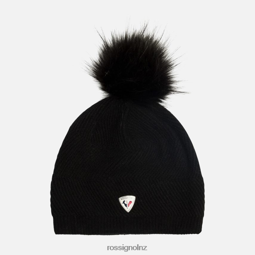 NZ Rossignol Women Bony Beanie Black F222Z21107 Accessories