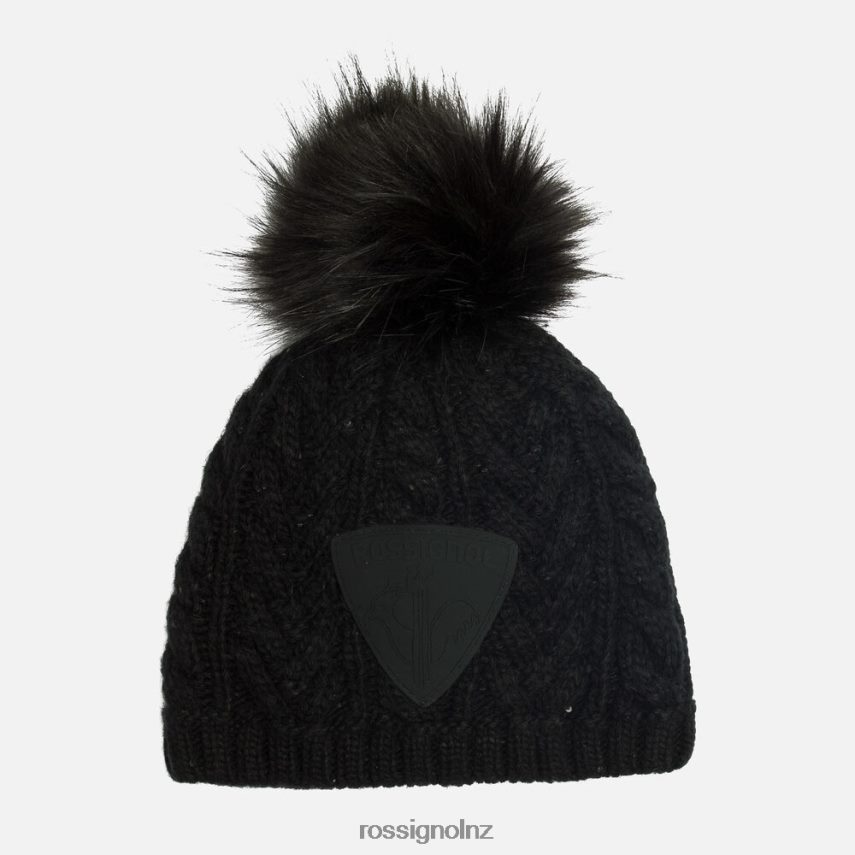 NZ Rossignol Women Icy Jcc Beanie Black F222Z2999 Accessories
