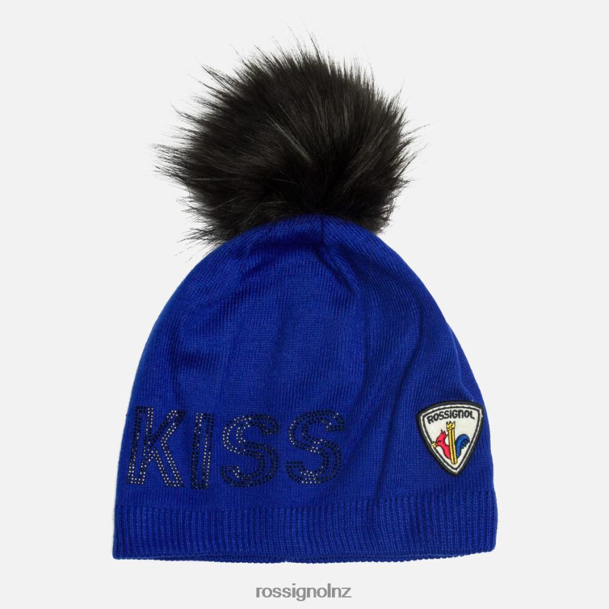 NZ Rossignol Women Jcc Strassi Beanie Deepblue F222Z2951 Accessories
