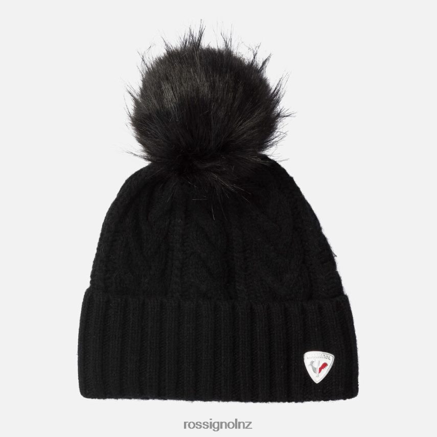 NZ Rossignol Women Mady Beanie Black F222Z21048 Accessories
