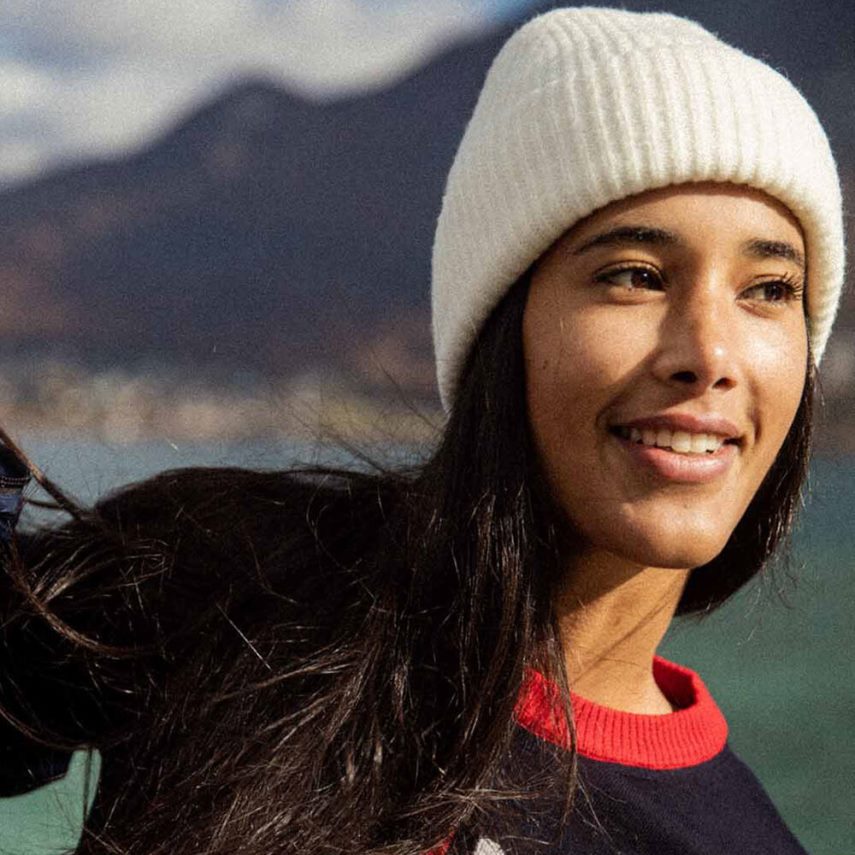 NZ Rossignol Women Opal Beanie White F222Z21123 Accessories