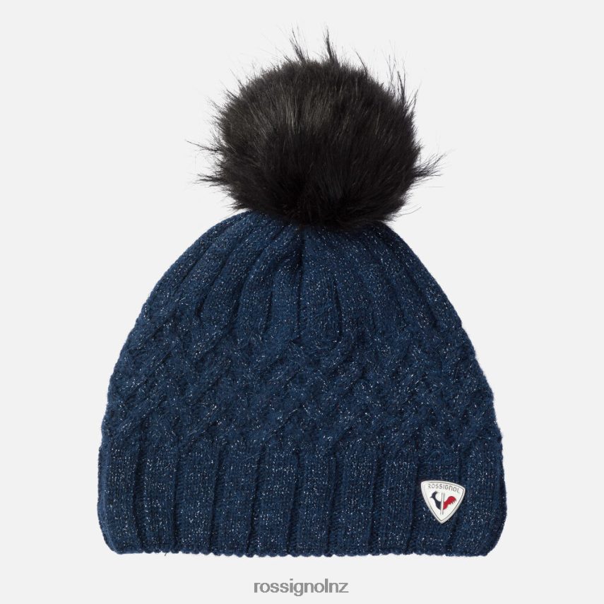 NZ Rossignol Women Poly Beanie Dark Navy F222Z2980 Accessories