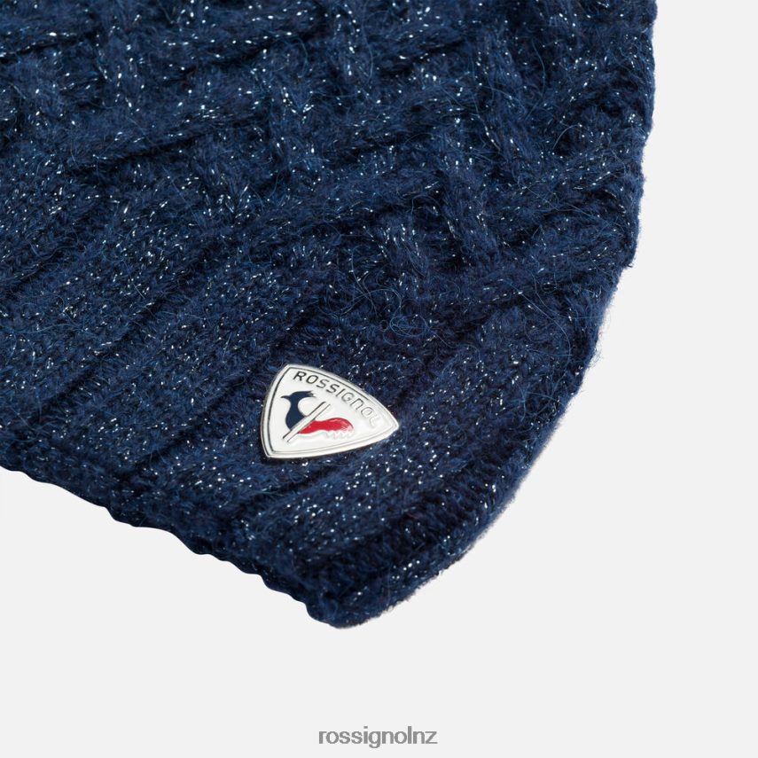 NZ Rossignol Women Poly Beanie Dark Navy F222Z2980 Accessories