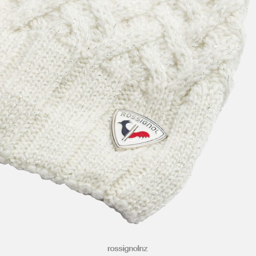 NZ Rossignol Women Poly Beanie White F222Z2923 Accessories