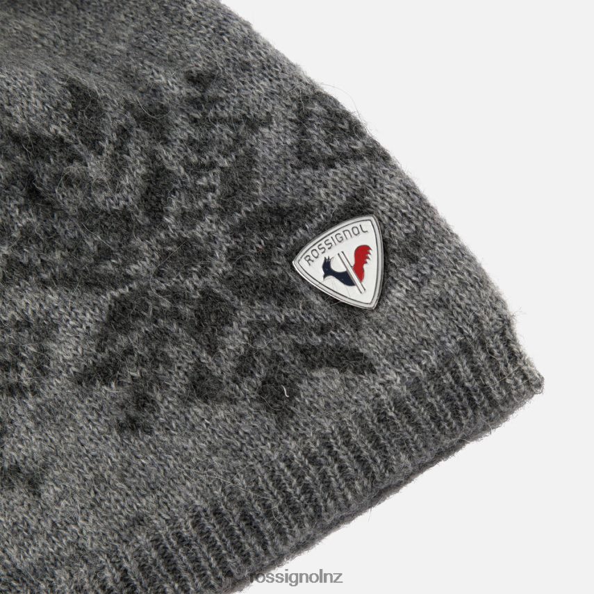NZ Rossignol Women Snowflake Beanie Heathergrey F222Z21024 Accessories