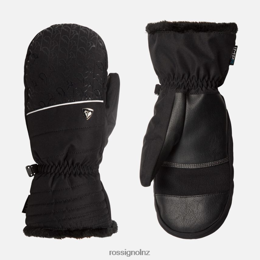 NZ Rossignol Women Temptation Waterproof Ski Mittens Black F222Z2734 Accessories