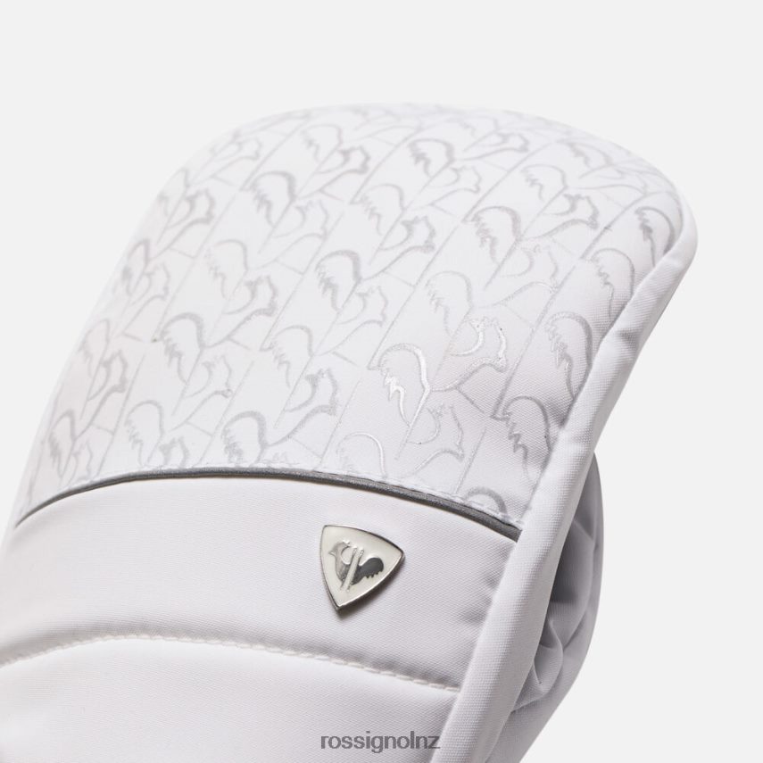 NZ Rossignol Women Temptation Waterproof Ski Mittens White F222Z2744 Accessories