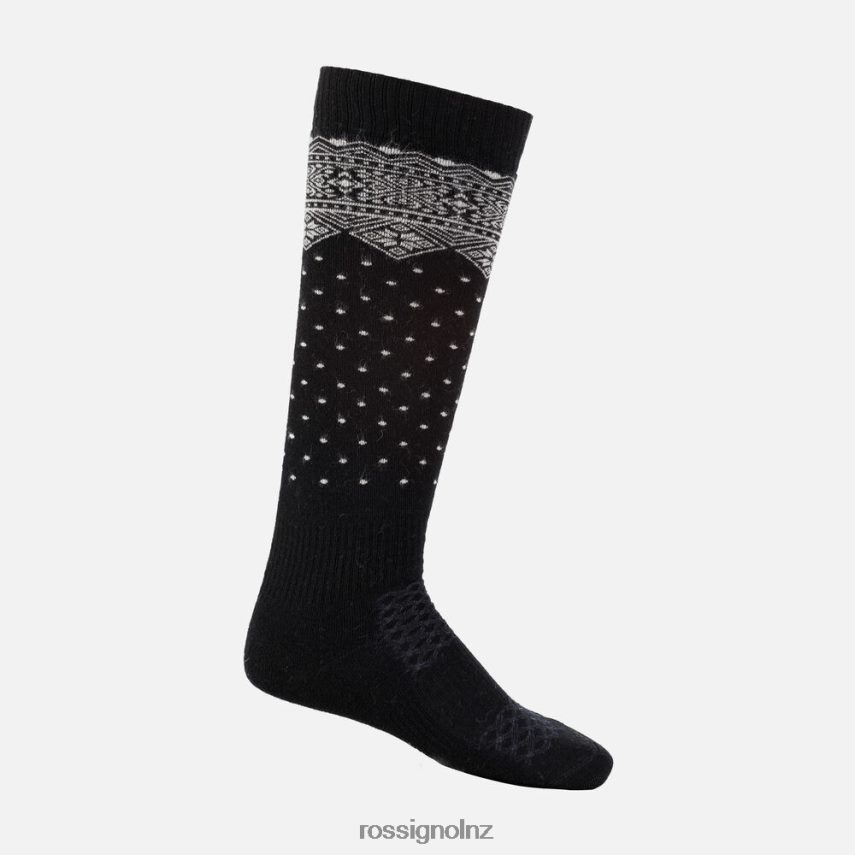 NZ Rossignol Women Sportchic Ski Socks Black F222Z21031 Accessories