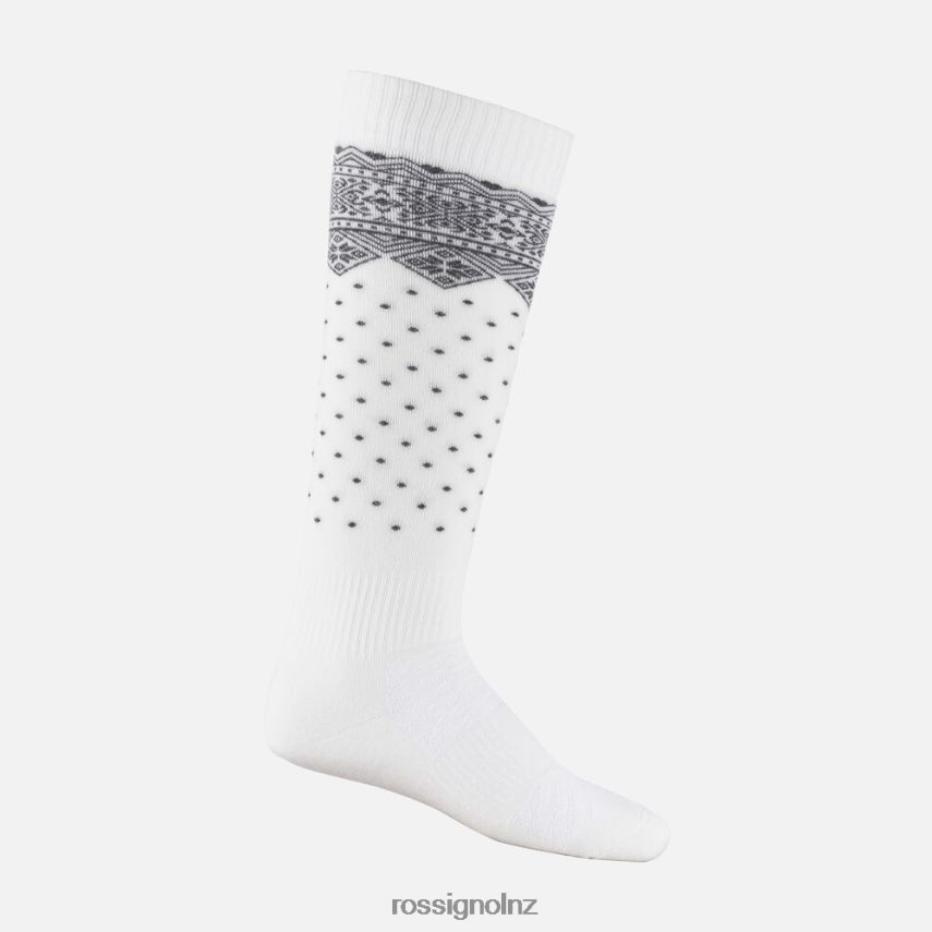 NZ Rossignol Women Sportchic Ski Socks White F222Z21088 Accessories
