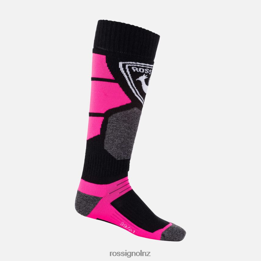 NZ Rossignol Women Thermotech Ski Socks Fluopink F222Z2714 Accessories