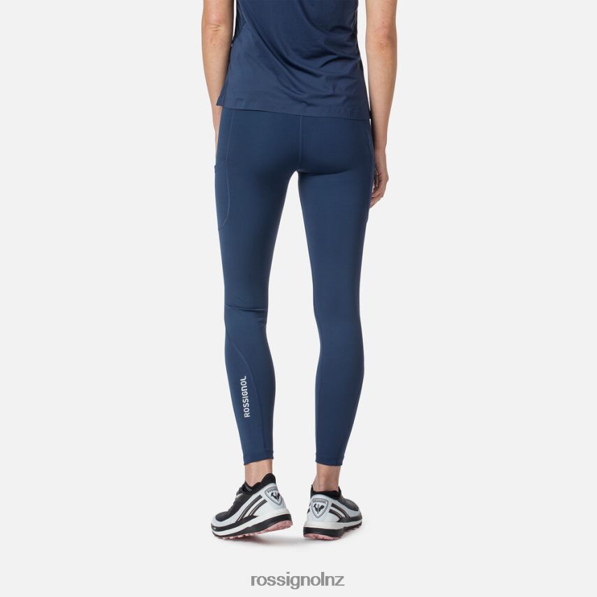 NZ Rossignol Women Lightweight Breathable Running Tights Darknavy F222Z2698 Bottoms