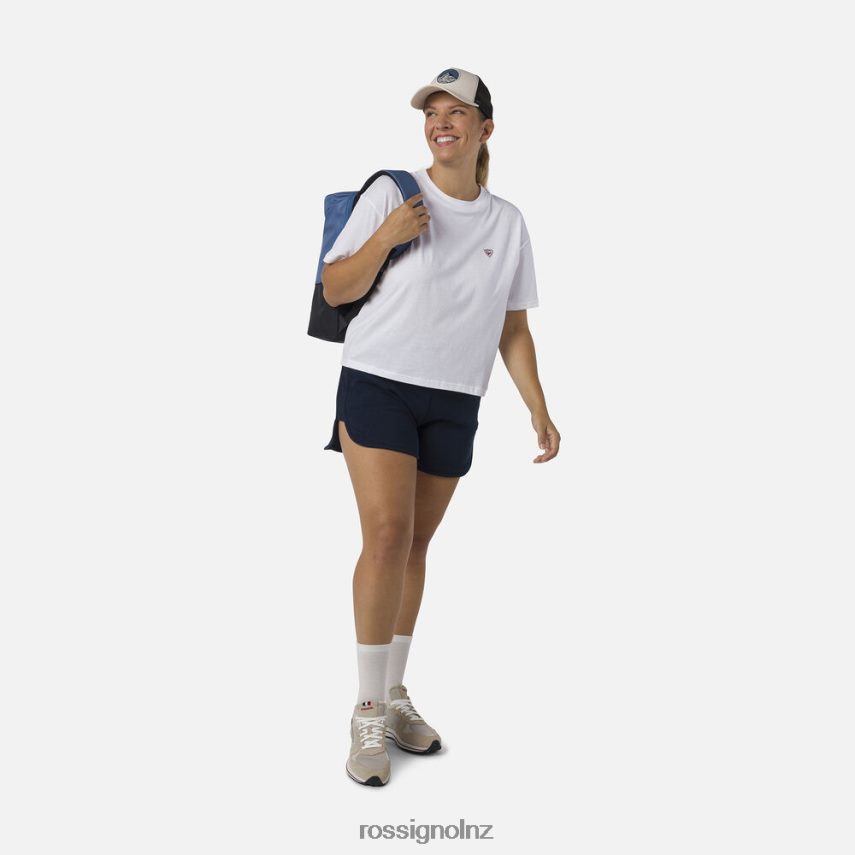 NZ Rossignol Women Cotton Comfortable Shorts Darknavy F222Z2915 Bottoms