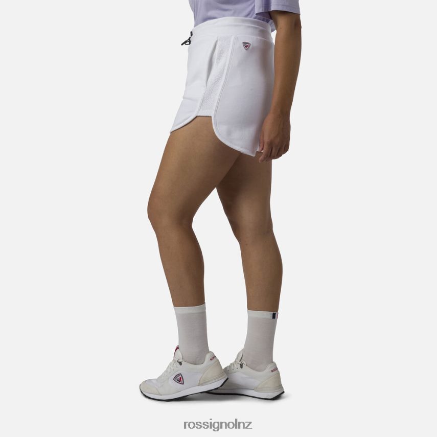 NZ Rossignol Women Cotton Comfortable Shorts White F222Z2844 Bottoms