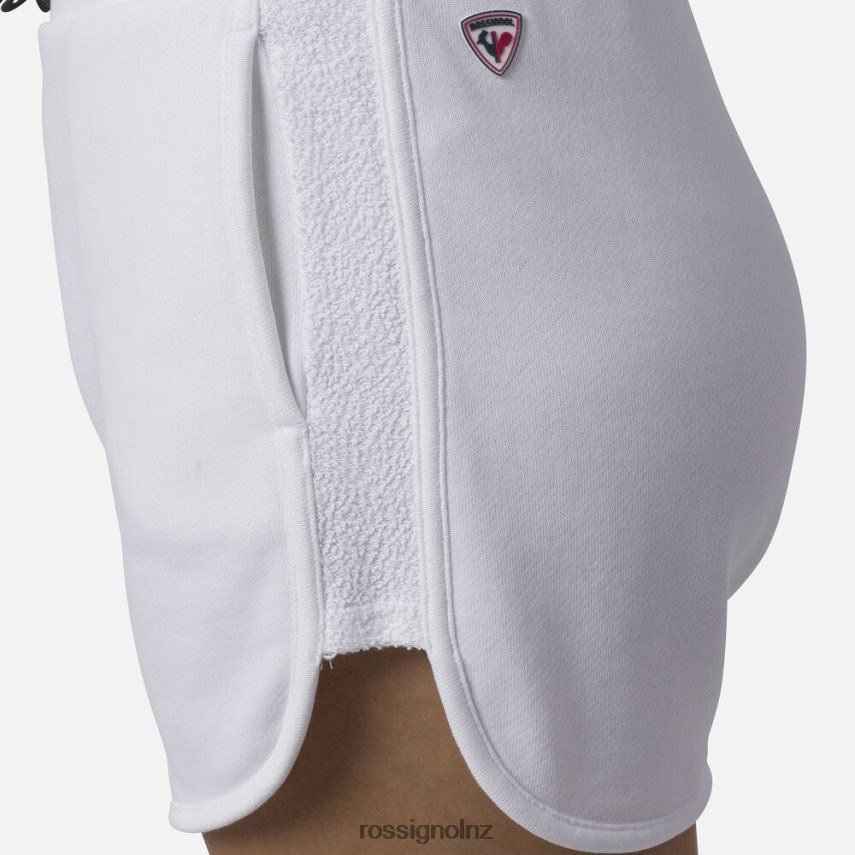 NZ Rossignol Women Cotton Comfortable Shorts White F222Z2844 Bottoms