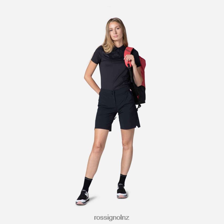 NZ Rossignol Women Lightweight Breathable Shorts Black F222Z2762 Bottoms