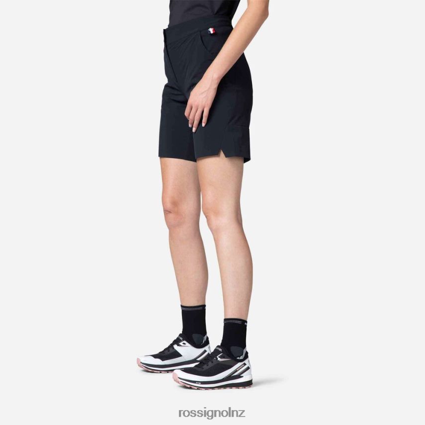 NZ Rossignol Women Lightweight Breathable Shorts Black F222Z2762 Bottoms