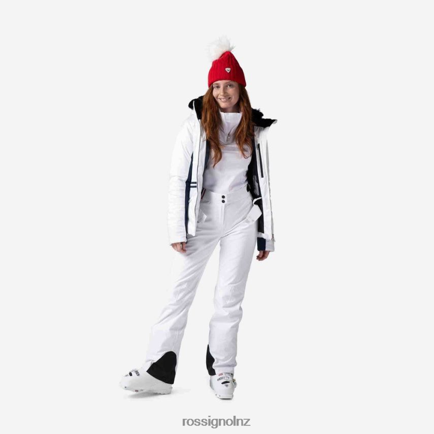 NZ Rossignol Women React Ski Pants White F222Z21127 Bottoms