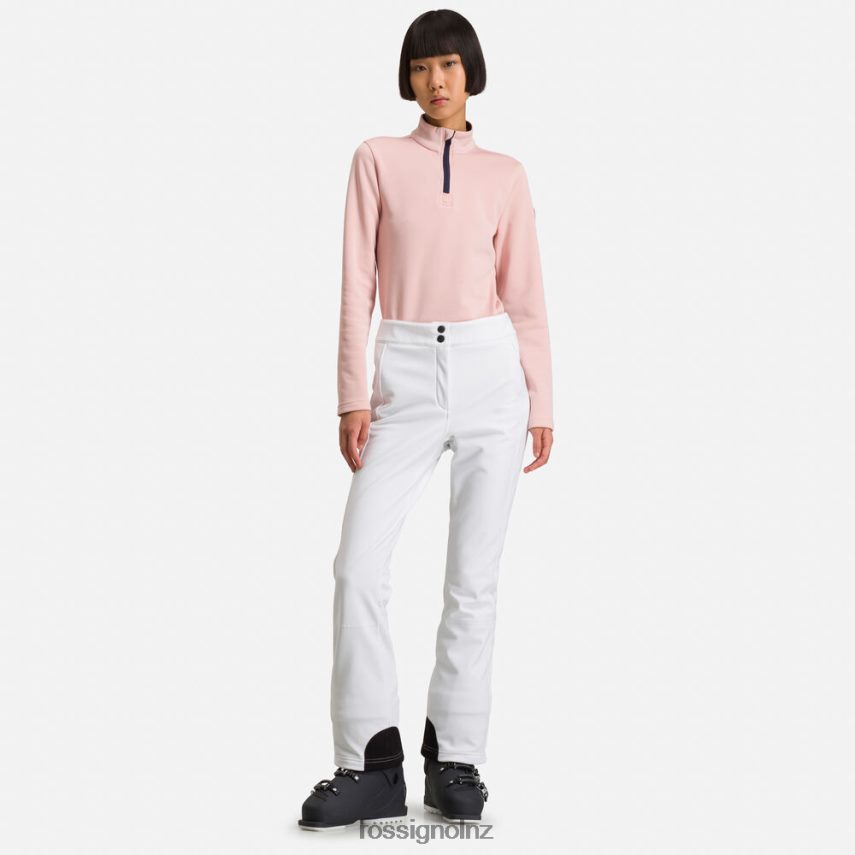 NZ Rossignol Women Softshell Flat Ski Pants White F222Z2769 Bottoms